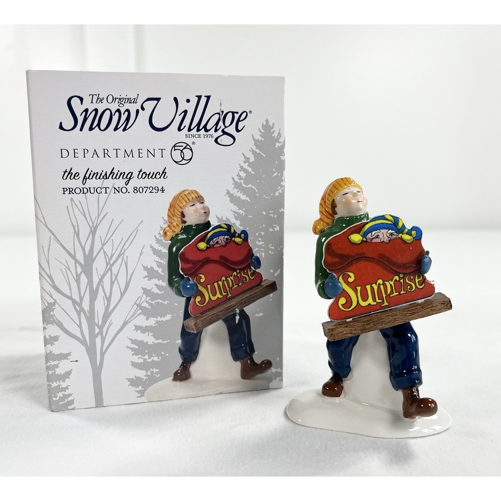 Department 56 Snow Village The Finishing Touch 807294 Christmas Accessory NIB